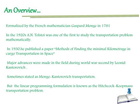 Image result for Linear Programming Transportation Problem