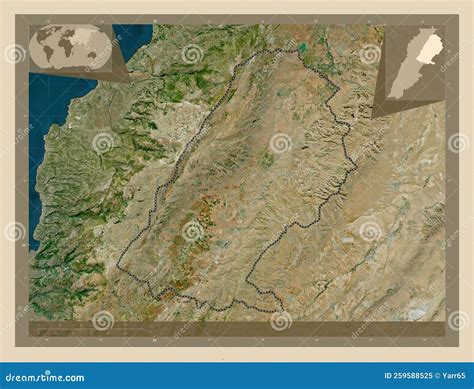 Baalbek-Hermel, Lebanon. High-res Satellite. Major Cities Stock Illustration - Illustration of ...