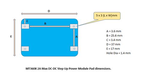 MT3608 2A Max DC-DC Step Up Ultra Small Power Module Booster For ...
