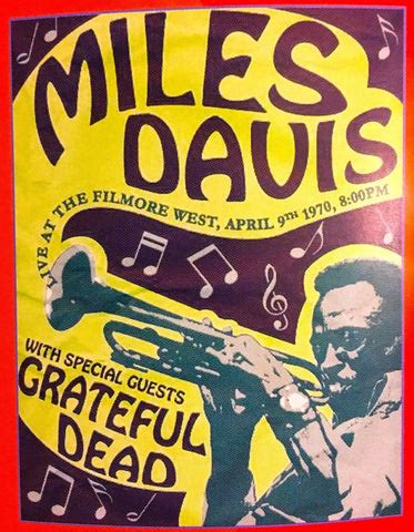 Miles Davis Jazz Concert Poster - 1970 Fillmore East - Art Prints by ...