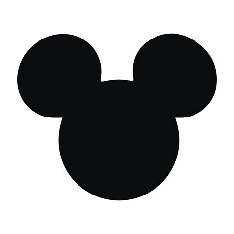 Mickey Mouse Silhouette Svg, Mickey Head Svg, Disney Svg, Di | Inspire ...
