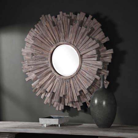 Uttermost 07634 Vermundo 43" Round Rustic Primitive African Large ...