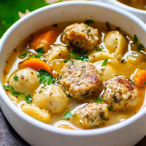 Turkey Meatball Soup