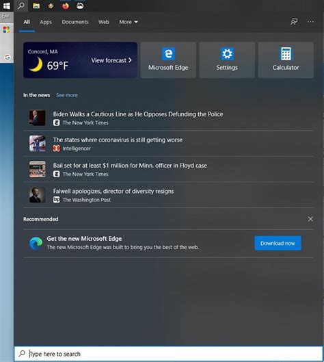 Image result for Taskbar Search Box