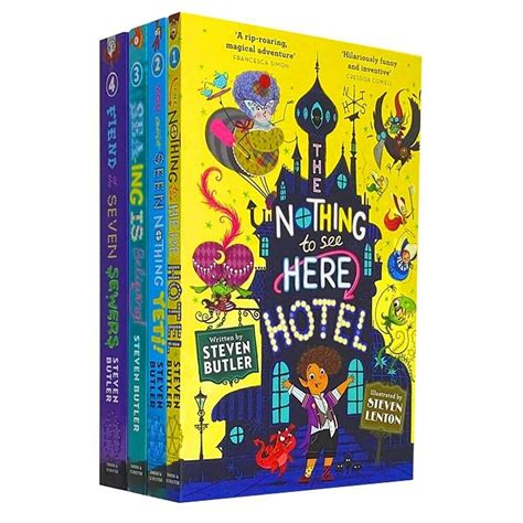 Nothing to see Here Hotel Book Series 3 Books Collection Set By Steven ...