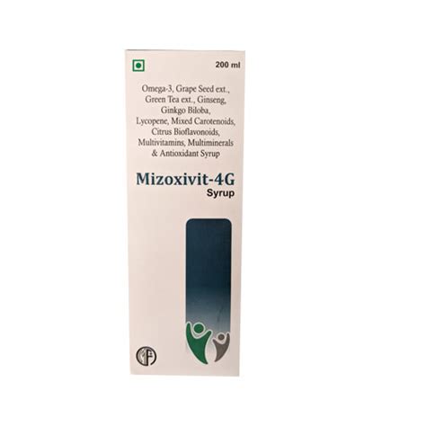 Mizoxivit-4G Syrup 200ml Mizig Farmaco
