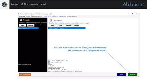 Generate a Shipley Associates Compliance Matrix | PDF