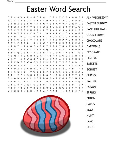 Image result for Easter Word Search