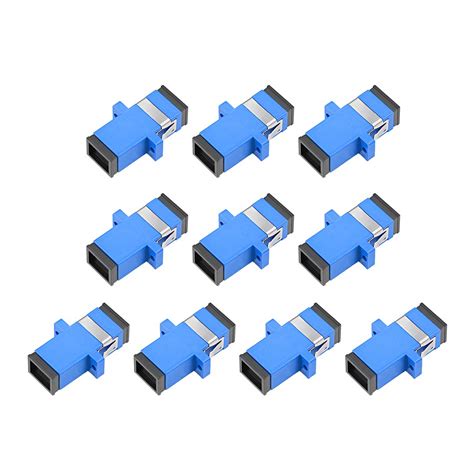 uxcell SC to SC Fiber Coupler Flange Type Fiber Optical Adapter ...