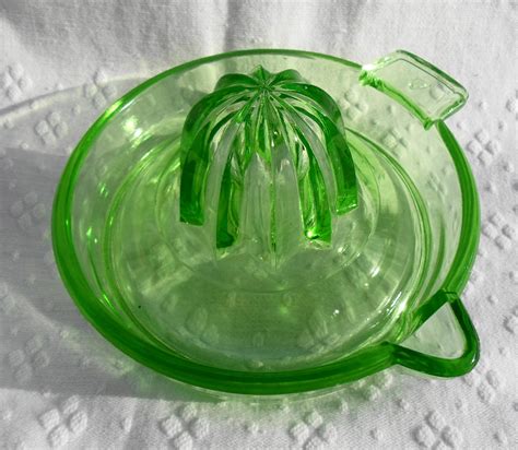 Blue And Green Depression Glass