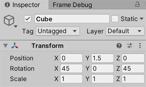 Unity How to Make an Object Rotate 的图像结果