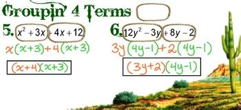 Factoring Lesson 的图像结果