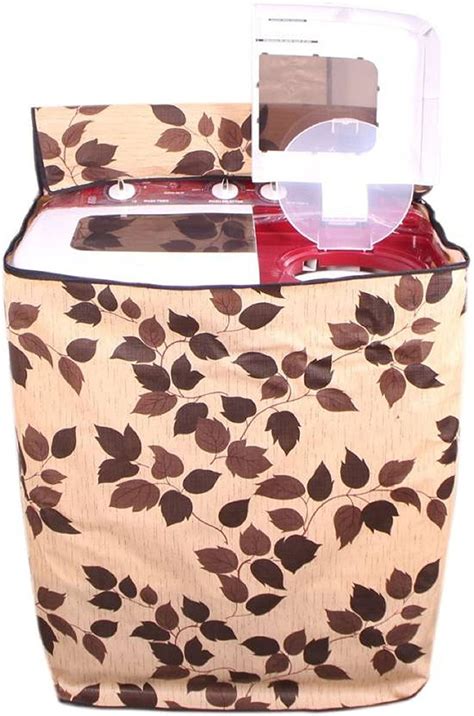 Kuber Industries Semi Automatic Washing Machine Cover in Flower Design ...