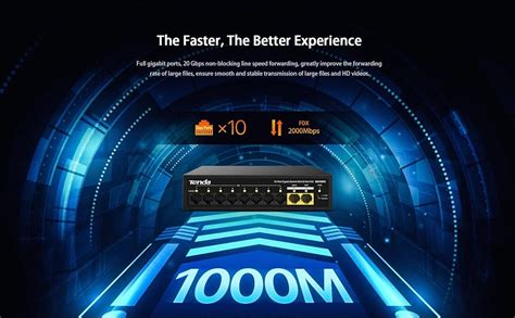 Tenda SG110PC 10-Port Gigabit Lite PoE Switch