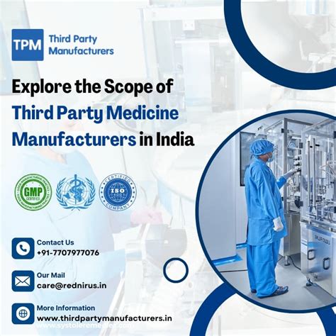 Explore Scope of Third Party Medicine Manufacturers in India