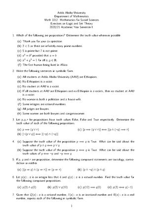 Image result for Logic Lecture Note in AAU