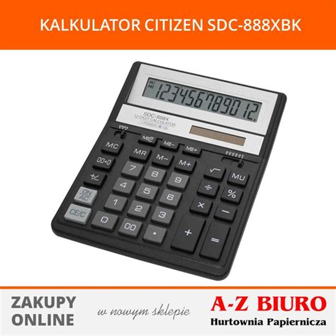 kalkulator citizen sdc 868l