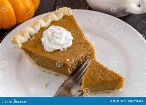 Homemade Pumpkin Pie Slices Stock Photo - Image of slices, goods: 46434496