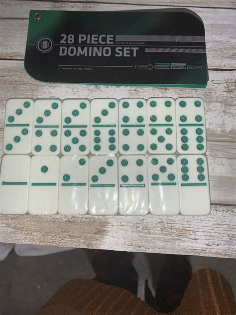 28 Double Six Dominoes Game Set for sale online | eBay