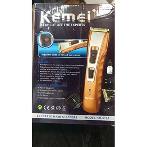 Kemei KM-519A Trimmer - Orange Price in India, Specs, Reviews, Offers ...