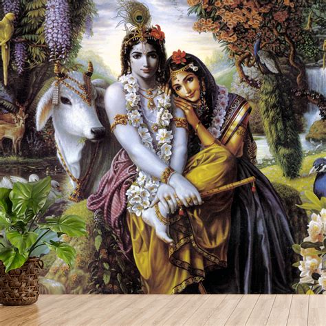 Radha Krishna Wallpaper - Transform Your Space Today | The Seven Colours