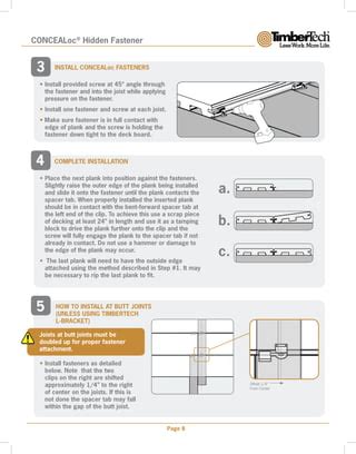 How to Install TimberTech Pro Decking 的图像结果