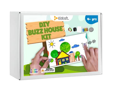 BuzzHouse – DIY Paper Circuit House Kit with Buzzer | Kitkraft India