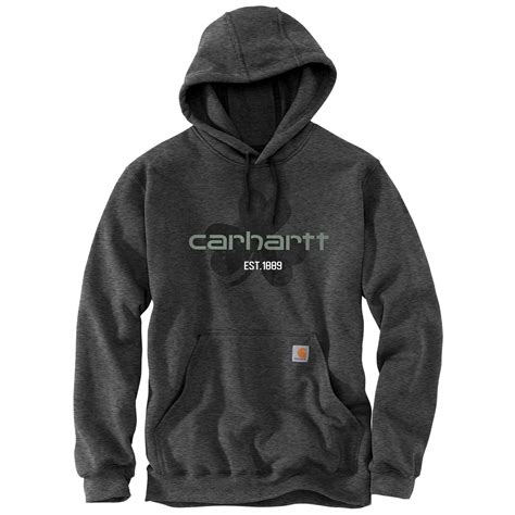 Loose Fit Midweight Hooded Shamrock Graphic Sweatshirt | Carhartt Reworked