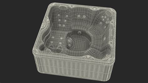 Nude Dark Skin Woman in Large Hot Tub Rigged 3D model | 3D Molier ...
