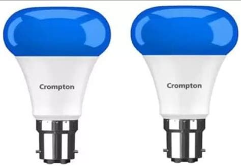 Buy CROMPTON 7 W Decorative B22 LED Bulb (Blue Pack of 2) Online at Low ...