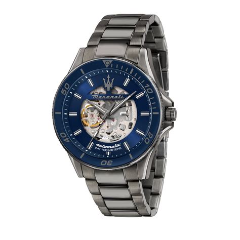 Maserati Stainless Steel Sport Analog Dial Color Skeleton Men Watch ...