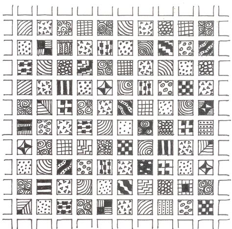 Patterns - zentangle patterns Easy Patterns To Draw, Easy Zentangle ...