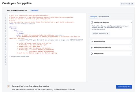 Bitbucket Pipelines 的图像结果