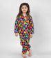 Black ground flowers Printed Girls Nightsuit Set - KOOCHI POOCHI ...