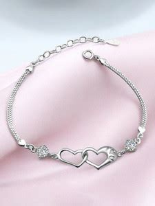 Nilu's Collection Metal Silver Bracelet Price in India - Buy Nilu's ...