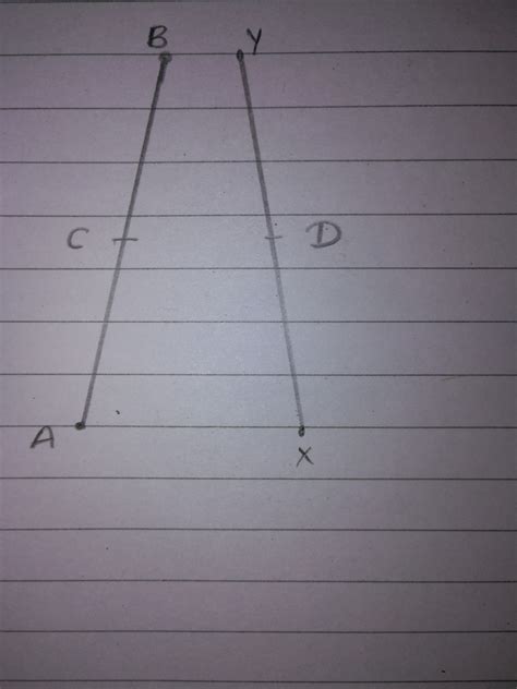 → Q. In the given figure, C is the midpoint of AB , D is the midpoint ...