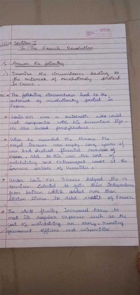 important questions of french revolution ncert class 9plz answer ...