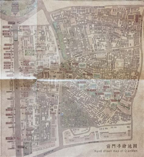 2020年北京前门天街智能电子导览系统、语音讲解、非遗和文博手绘打卡地图上线了 - 小泥人
