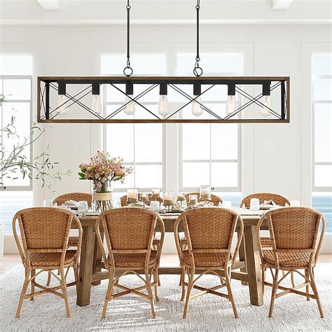ACROMA Alodie 7-Light Matte Black Farmhouse Led Cage Chandelier ...