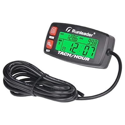 Runleader Digital Gas Engine Tachometer with Hours, India | Ubuy