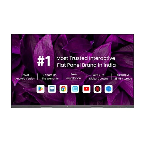 Study'n'Learn 55 Inch AI 8GB | 128 GB Interactive Flat Panel Android 14 ...
