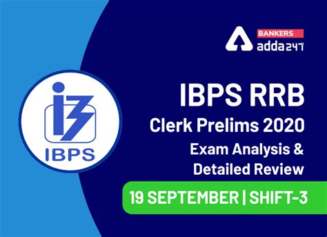 IBPS RRB Clerk Shift 3 Exam Analysis 2020, 19 September Office ...