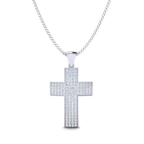 Order Women's Pendant Lina in Round cut 0.72 Carat 9ct White Gold ...