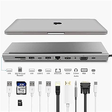 Amazon.in: Buy Portronics Mport 13C Thunderbolt 3.0 USB C Hub (13-in-1 ...