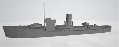 Image result for Flower Class Corvette 3D Model