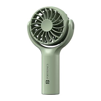 Portronics Toofan Mini Portable Rechargeable Fan with 3 Speed Modes ...