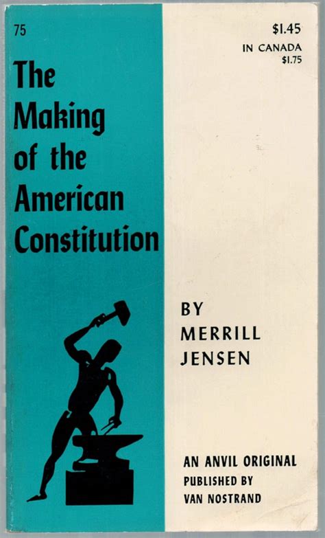 Making of American Constitution (Anvil Books) : Jensen, Merrill: Amazon ...