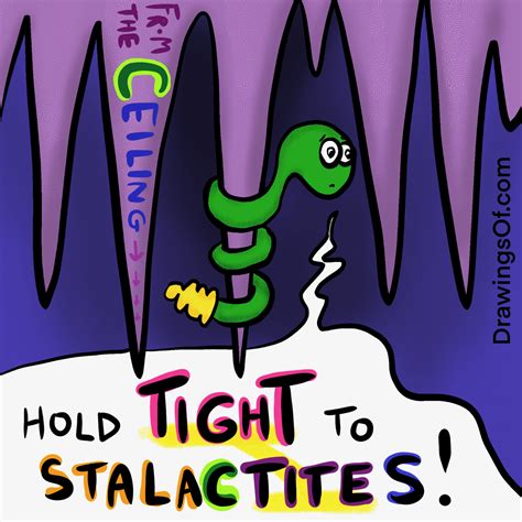 Stalactites vs. Stalagmites: The Difference in Cave Spikes - Drawings Of...