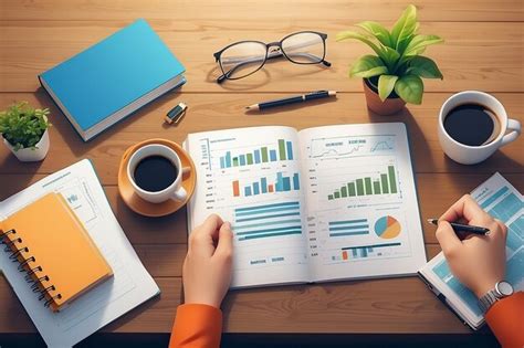 Financial planning concept illustration | Premium AI-generated image