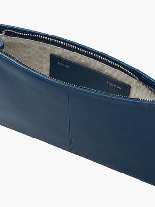 Radley Chilton Grove Leather Pouch, Utility Blue